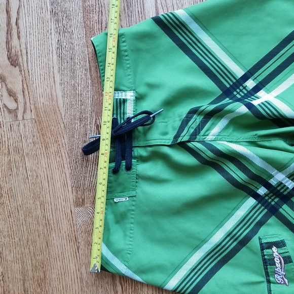 (32W) Ripzone Men's Green Casual Wear/Swim Shorts Summer Swim Surf - Picture 4 of 11